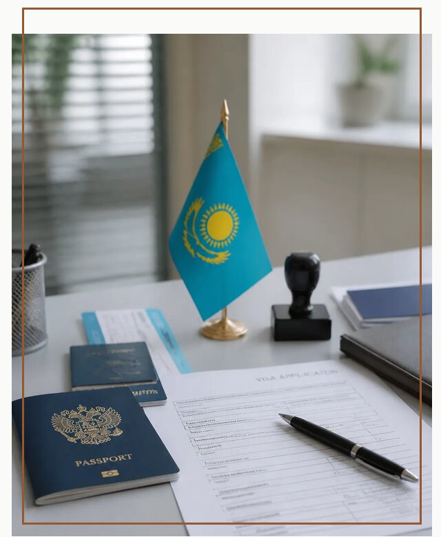 Оформление визы в Казахстан для поездки и работы в Кашире