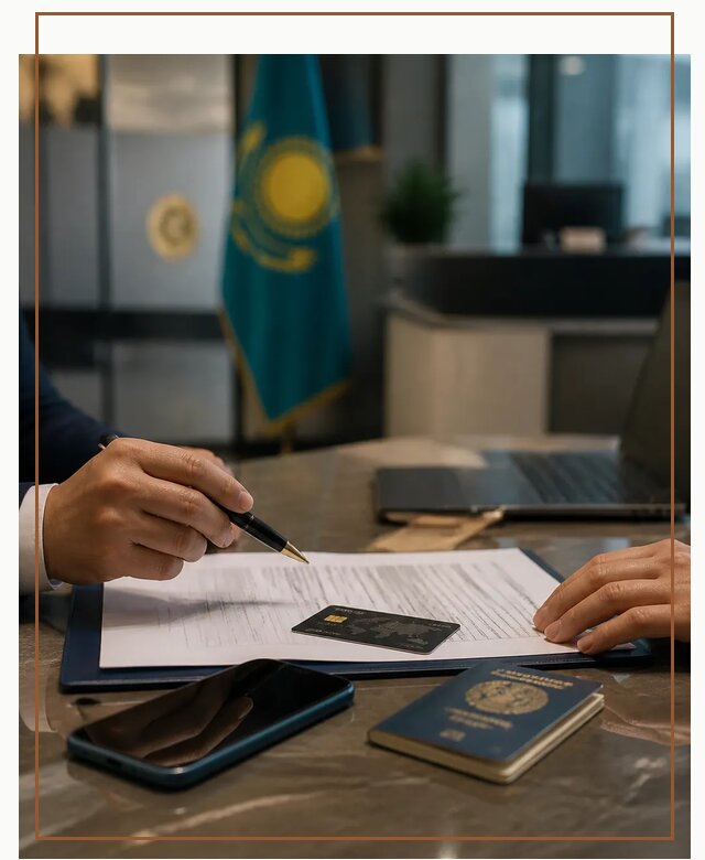 Открытие счета и банковской карты в Казахстане в Кашире